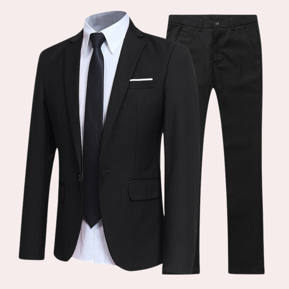 Herren Anzug Set Zweiknopf Frühlingskollektion Slim Fit - BerlinGlamour