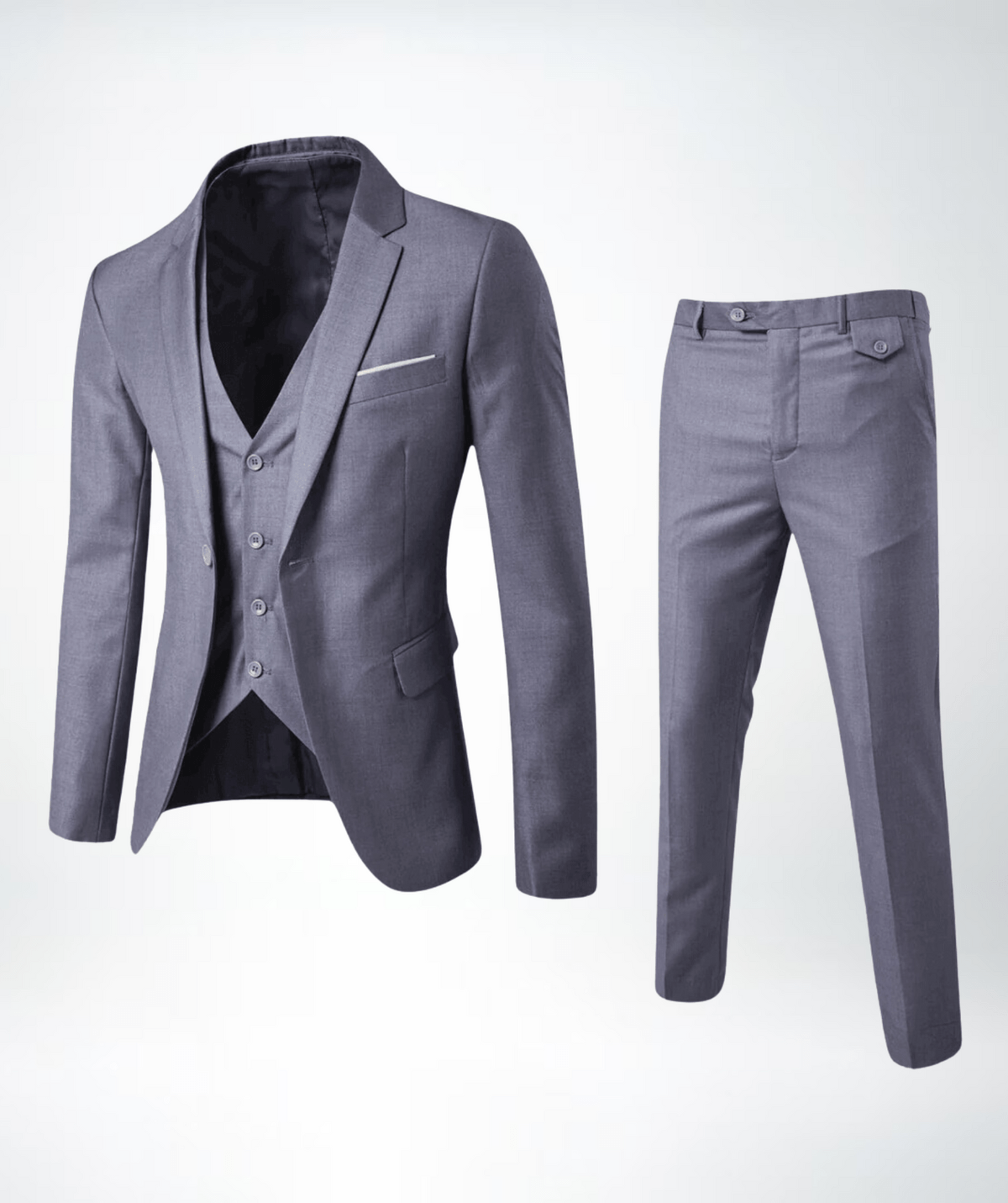 Herren Businessanzug 3-teilig Formal Elegant