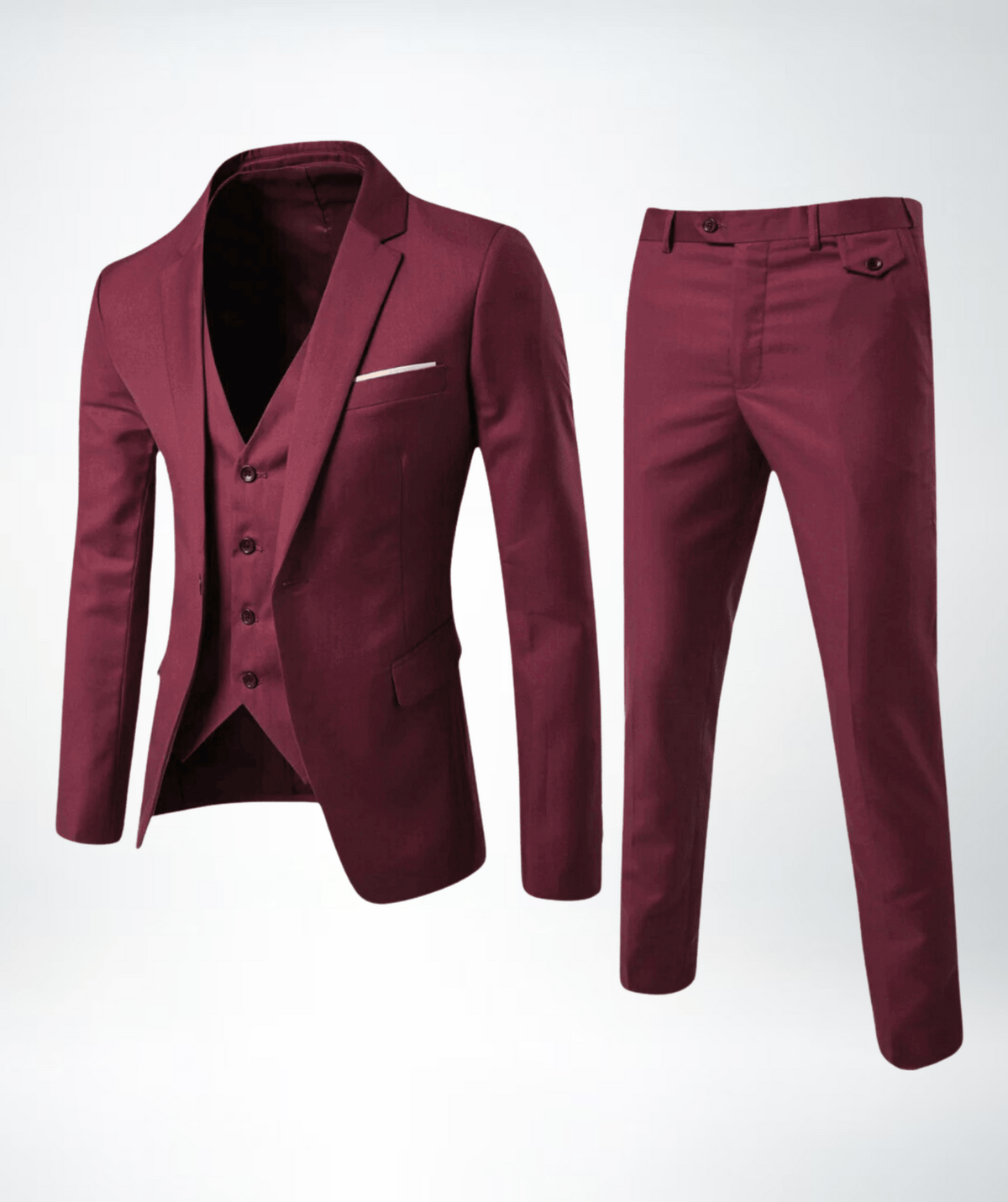 Herren Businessanzug 3-teilig Formal Elegant