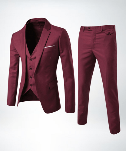 Herren Businessanzug 3-teilig Formal Elegant