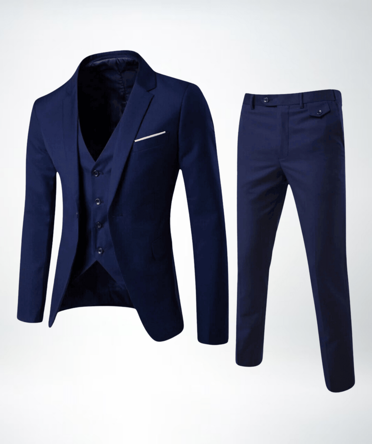 Herren Businessanzug 3-teilig Formal Elegant - BerlinGlamour