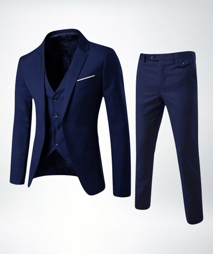 Herren Businessanzug 3-teilig Formal Elegant - BerlinGlamour