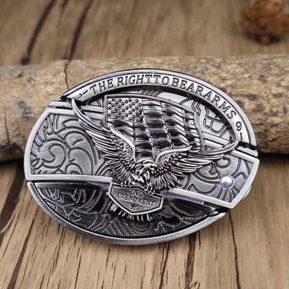 Western Gürtelschnalle Metall Oval Modern Cowboys Stil