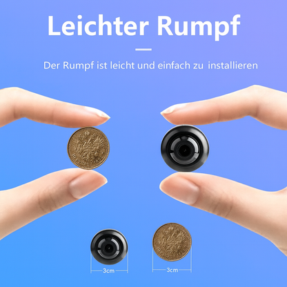 WLAN Überwachungskamera Mini mit Nachtsicht und Bewegungsmelder