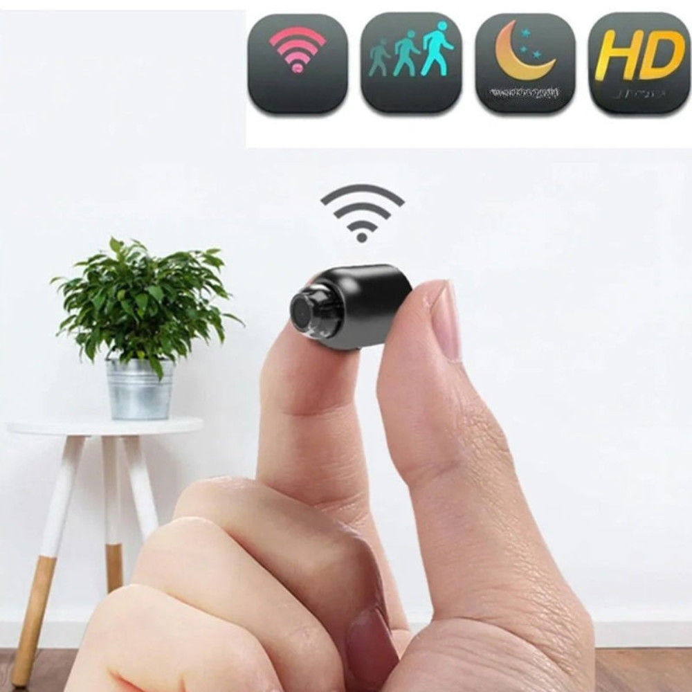 WLAN Überwachungskamera Mini mit Nachtsicht und Bewegungsmelder