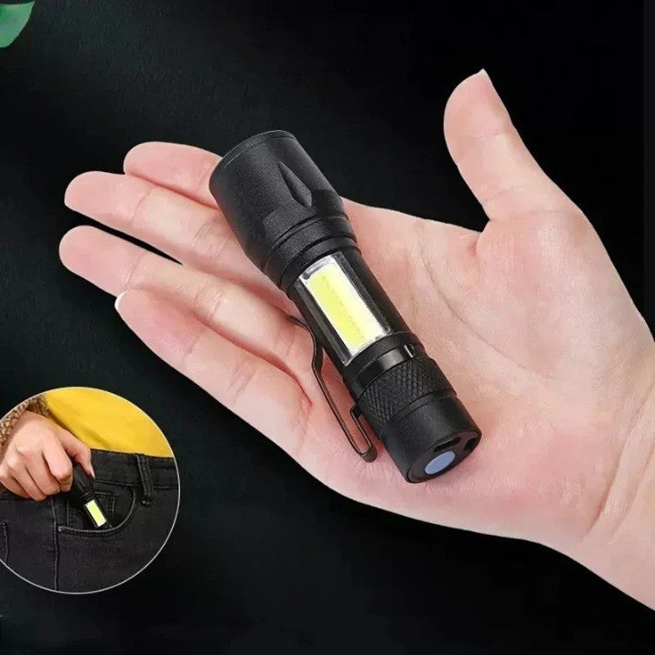 Taschenlampe Klein Wiederaufladbar Taktische LED Lampe - BerlinGlamour