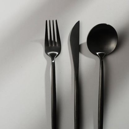 Edelstahl Besteck Set Modern Einfach Elegant