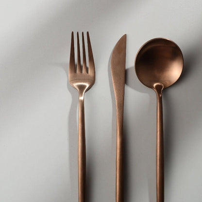 Edelstahl Besteck Set Modern Einfach Elegant