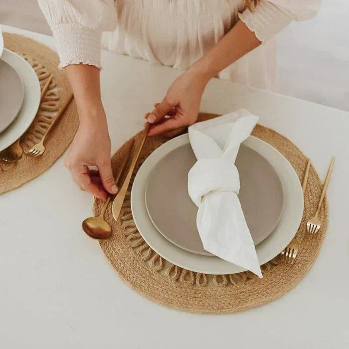 Edelstahl Besteck Set Modern Einfach Elegant
