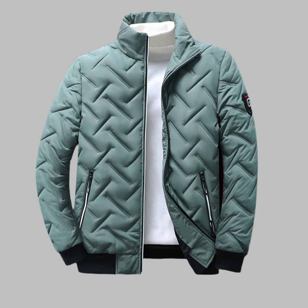 Herren Windjacke Reißverschluss Warm Wasserabweisend