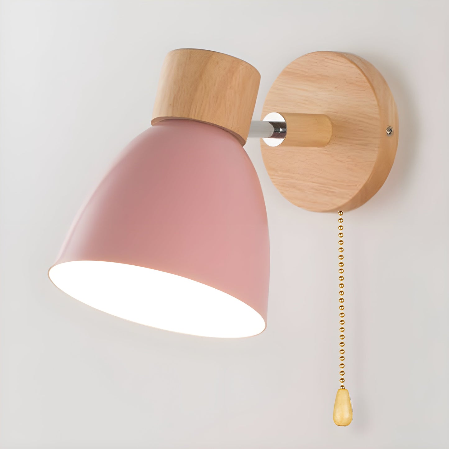 Norwegische Holzwandlampe Schlafzimmer Lampe Dimmbar