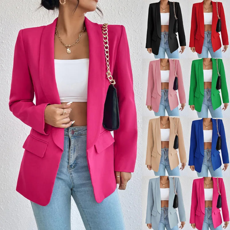 Stylischer Blazer Damen Modern Slim Fit