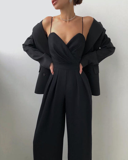 Sexy Damenoverall mit Gürtel - BerlinGlamour