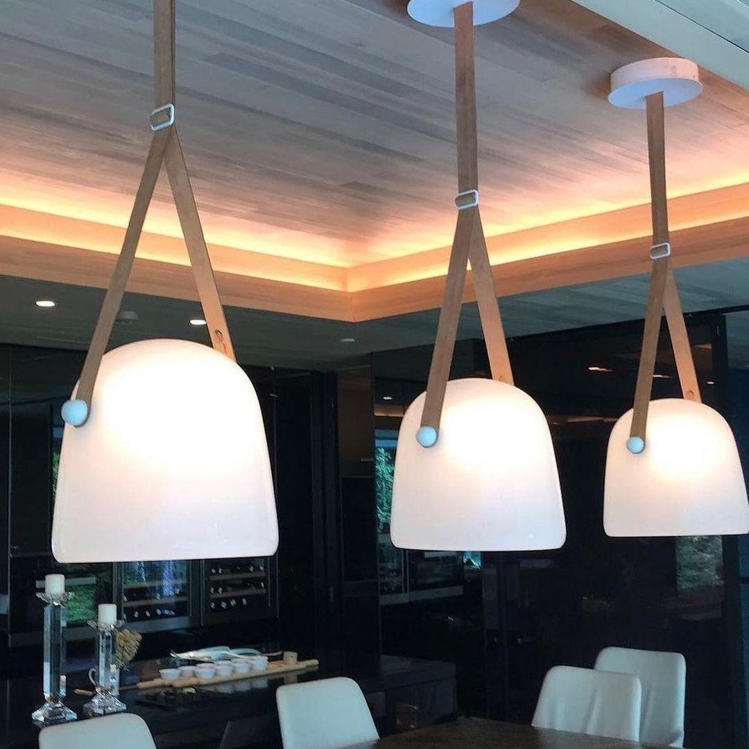 Moderne Metall Deckenleuchte Glas Pendellampe