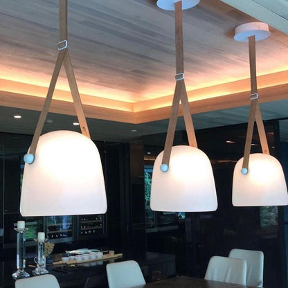 Moderne Metall Deckenleuchte Glas Pendellampe