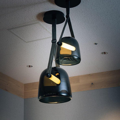 Moderne Metall Deckenleuchte Glas Pendellampe - BerlinGlamour
