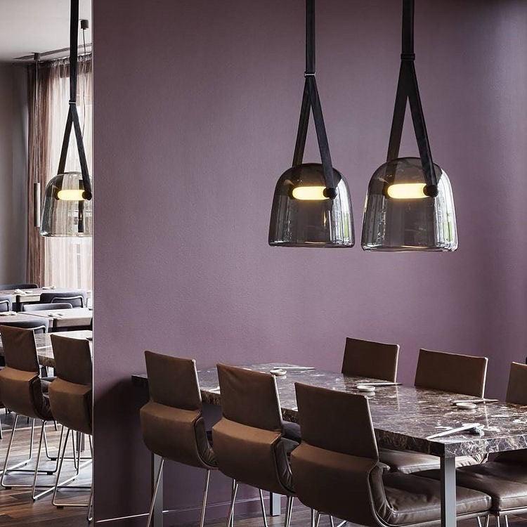 Moderne Metall Deckenleuchte Glas Pendellampe