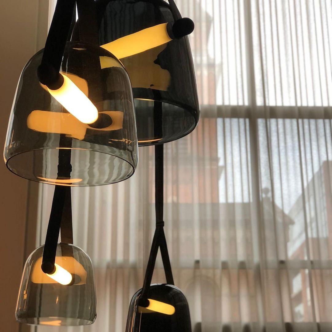 Moderne Metall Deckenleuchte Glas Pendellampe