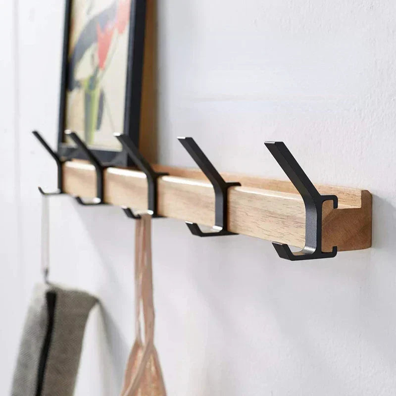 Wandgarderobe Modern Skandinavisch Holz Aluminium - BerlinGlamour
