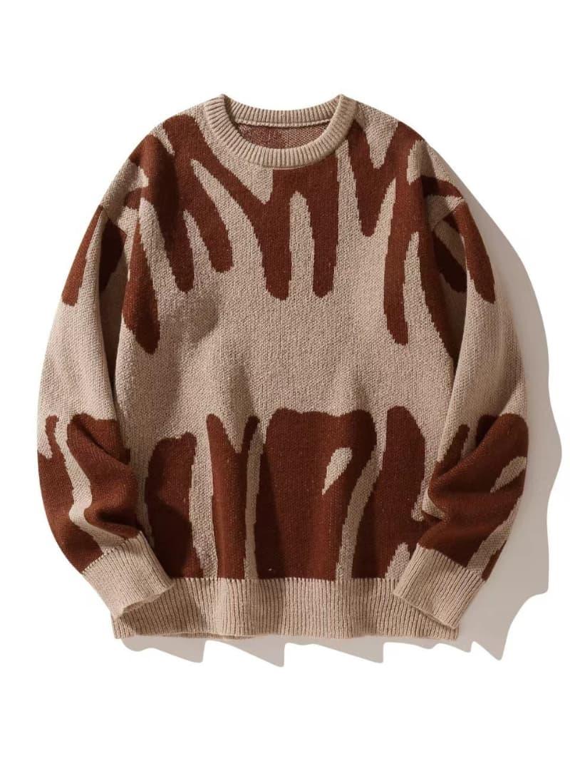 Muster Strickpullover für Herren 10