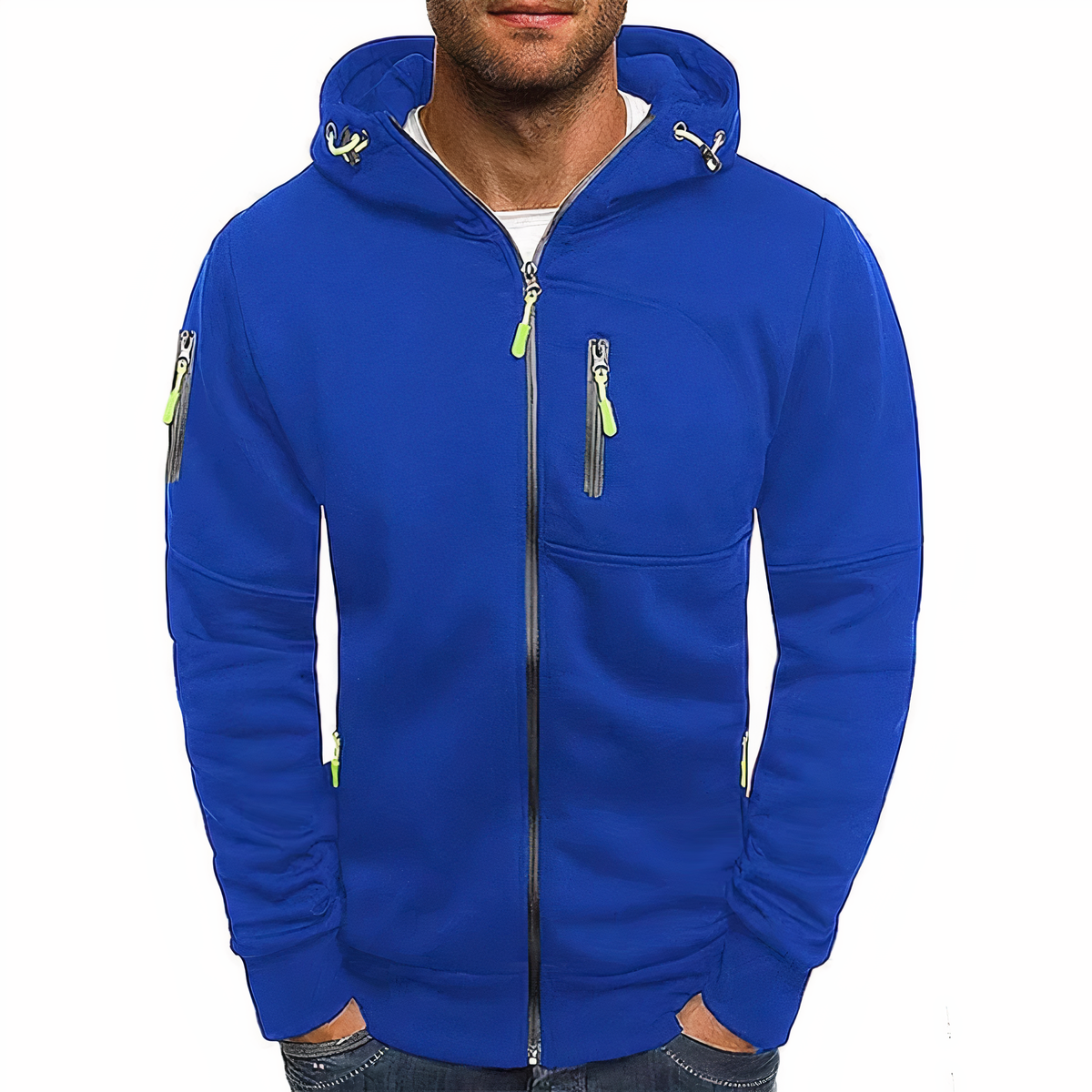 Nathan-Kapuzenpullover mit Reißverschluss