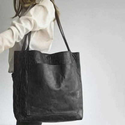 Elegante Leder Handtasche Damen Berlin Style