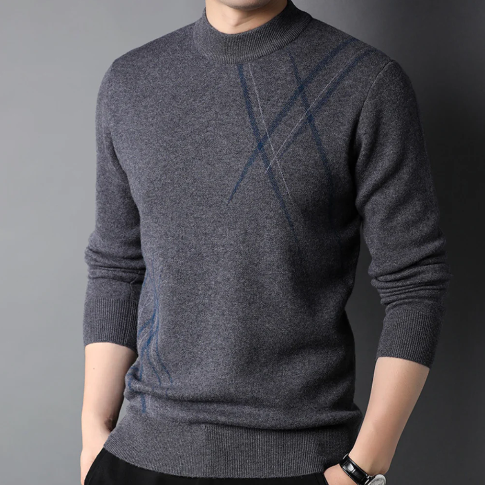 Herren Pullover Rundhals Stylish Hochwertig