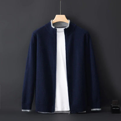 Herren Cashmere Jacke Warm Elegant Winter