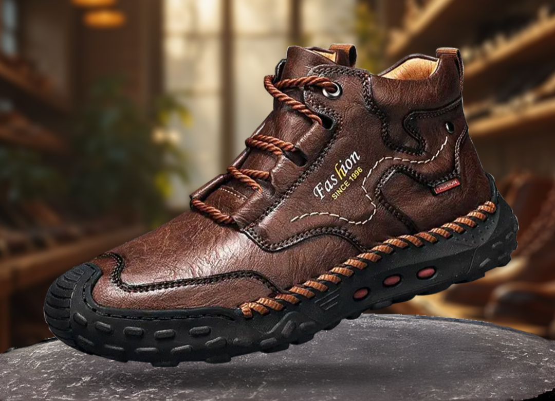 Herren Stiefel Orthopädisch Bequem Elegant