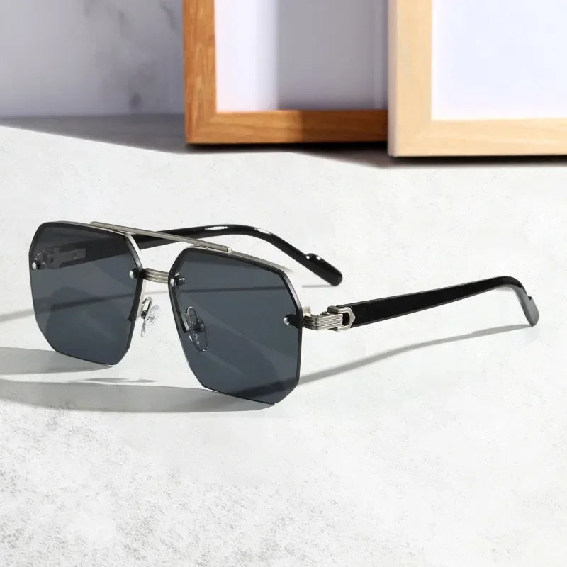 Herren Sonnenbrille Geometrisch Modern Sportlich