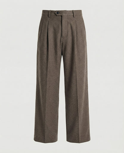 Elegante Wollhose Slim Fit Herren Damen