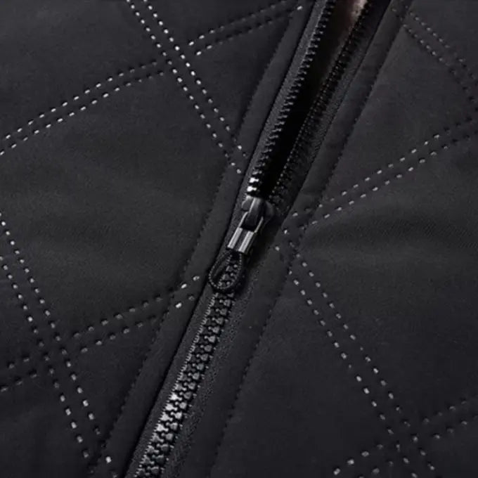 Windichte Herren Winter Jacke mit Fleece Innenfutter