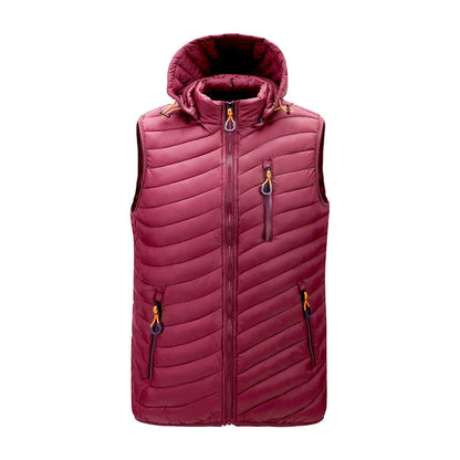Herren Daunenweste Thermoisoliert Warm Winter