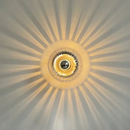 Moderne Glas Wandleuchte Wandlampe Strahlen Effekt