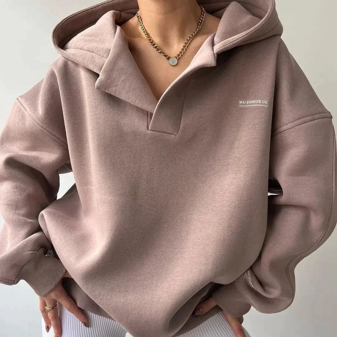 Kapuzenpullover Damen Warm Hoodie - BerlinGlamour