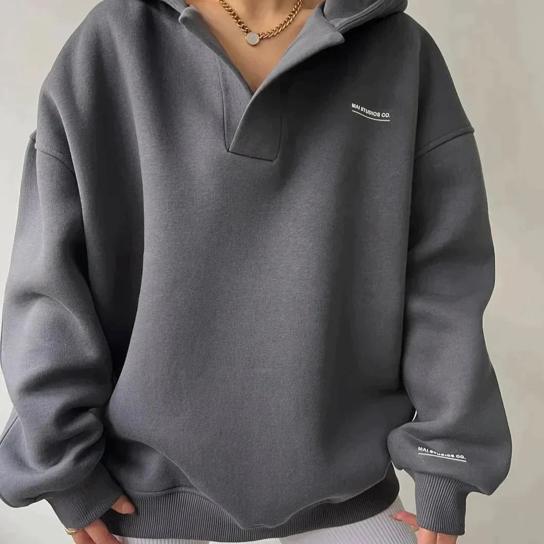 Kapuzenpullover Damen Warm Hoodie