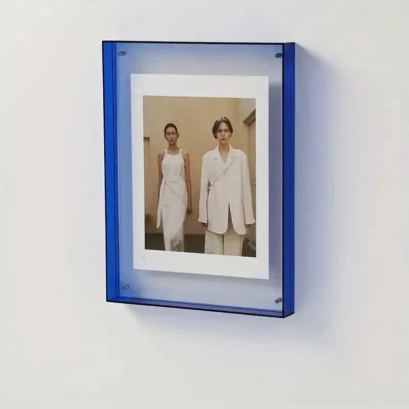 Moderne Acryl Bilderrahmen Neon Transparent