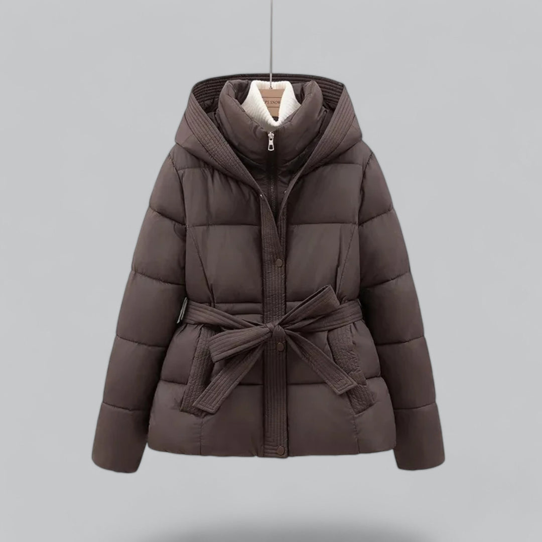 Neue Winterjacke Parka Gürtelmantel 1