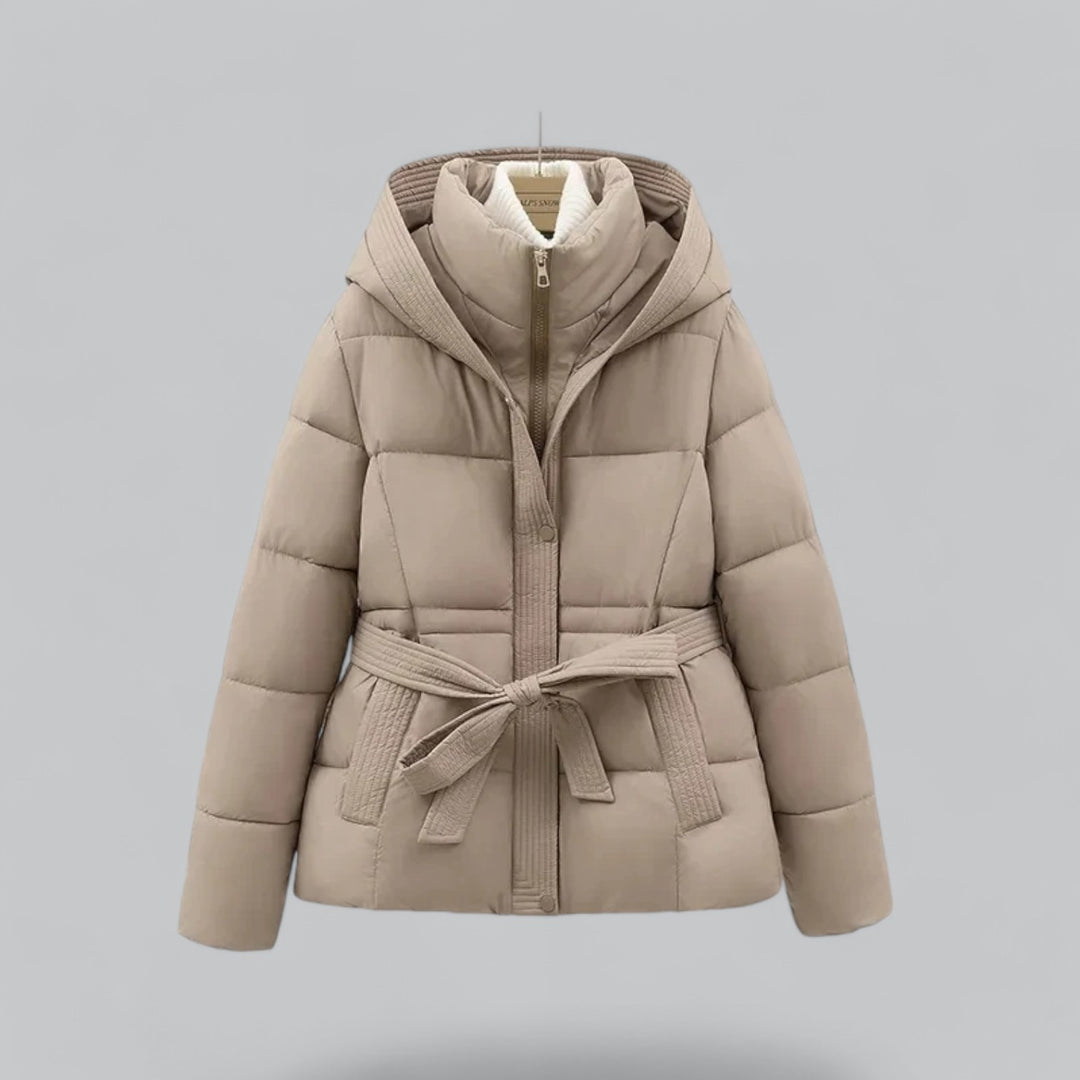 Neue Winterjacke Parka Gürtelmantel 2