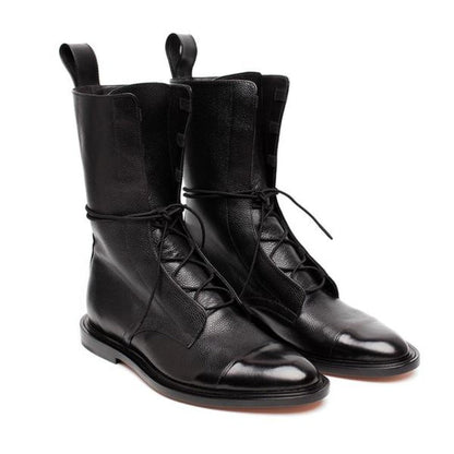 Damen Freizeitschuhe Rundspitze Knöchelhoch Bequem - BerlinGlamour