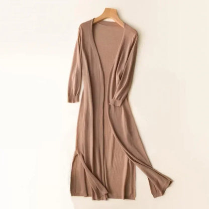 Langer Cardigan Leicht Damen Modisch