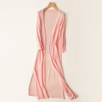 Langer Cardigan Leicht Damen Modisch
