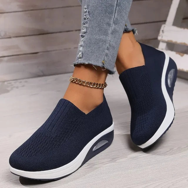 Damen Orthopädische Schuhe Atmungsaktiv Rutschfest