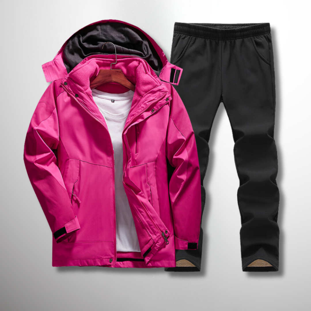 Damen Outdoor Set 3in1 Praktisch Wasserfest - BerlinGlamour