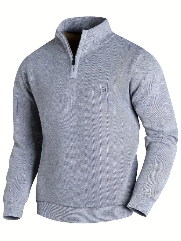 Herren Rollkragen Pullover Strick Warm - BerlinGlamour