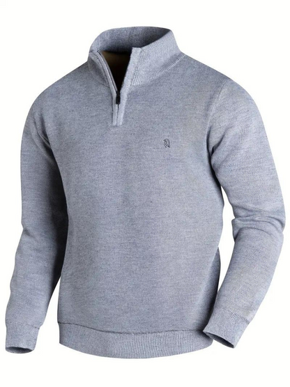 Herren Rollkragen Pullover Strick Warm - BerlinGlamour