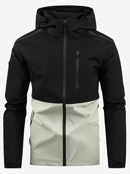 Herren Windbreaker Jacke mit Kapuze Wasserabweisend - BerlinGlamour