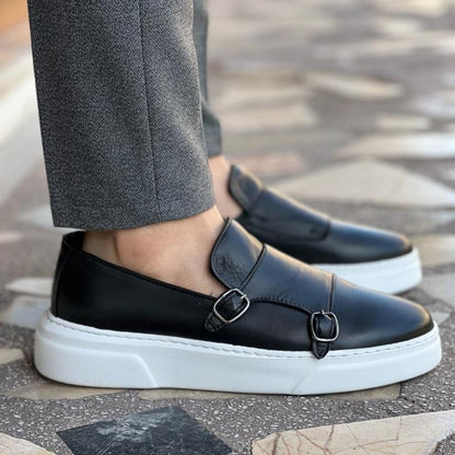 Bequeme Herren Leder Loafers Slip-On Schuhe