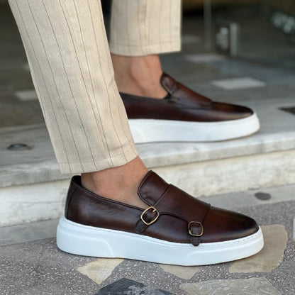 Bequeme Herren Leder Loafers Slip-On Schuhe - BerlinGlamour