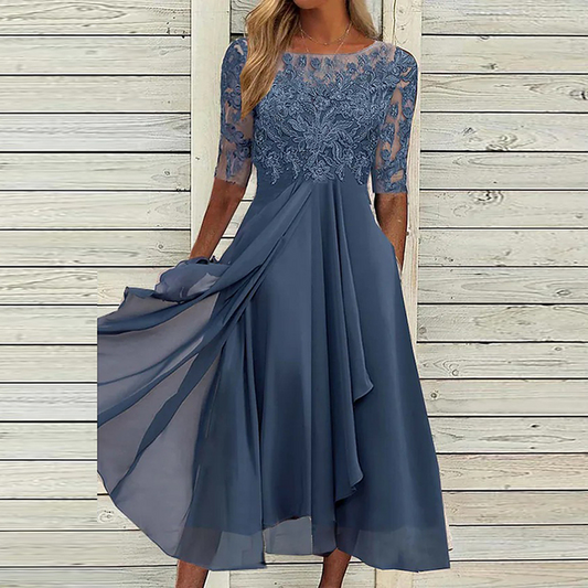 Emilia: Dunkelblaues Kleid für festliche Anlässe
